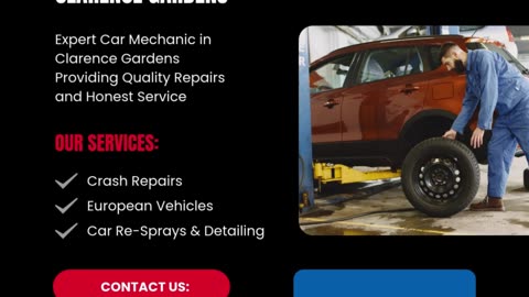 Expert Car Mechanic in Clarence Gardens Providing Quality Repairs and Honest Service