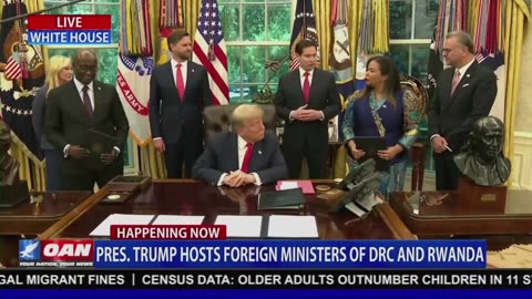 🌍 President Trump Meets with Foreign Ministers of Congo and Rwanda 🇺🇸