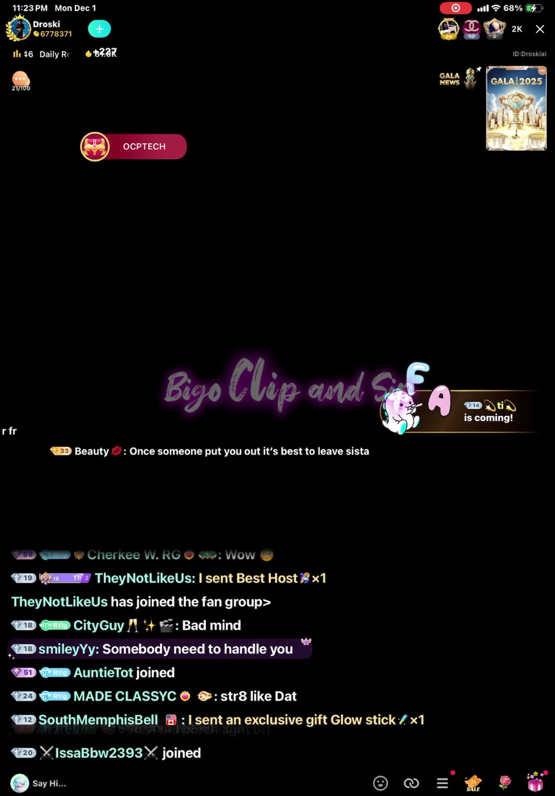 Droski going off after kicking 21 out for not defending him in pk pt2 12/1/25 #bigoclipandsip