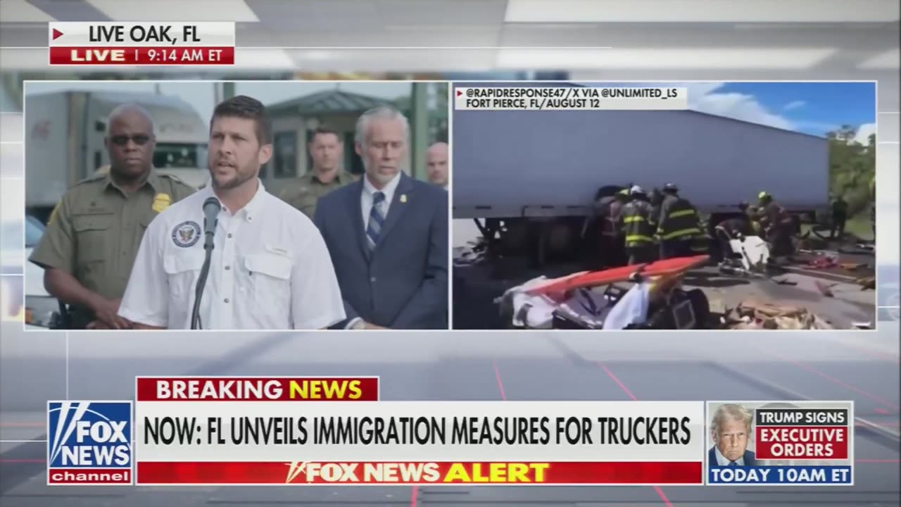 Florida Is Setting Up Checkpoints to Stop Illegals From Driving Big Rigs