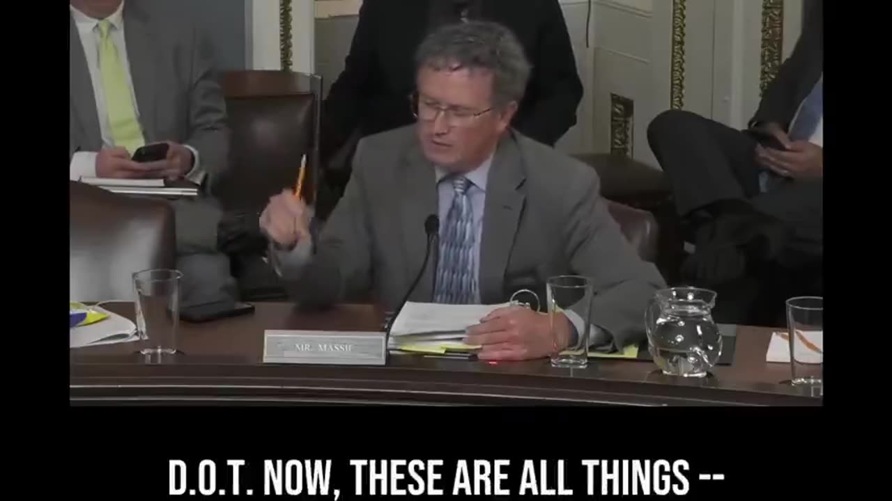Kentucky Rep Thomas Massie~ 'I Refuse To Be A Thespian In This Failure Theater
