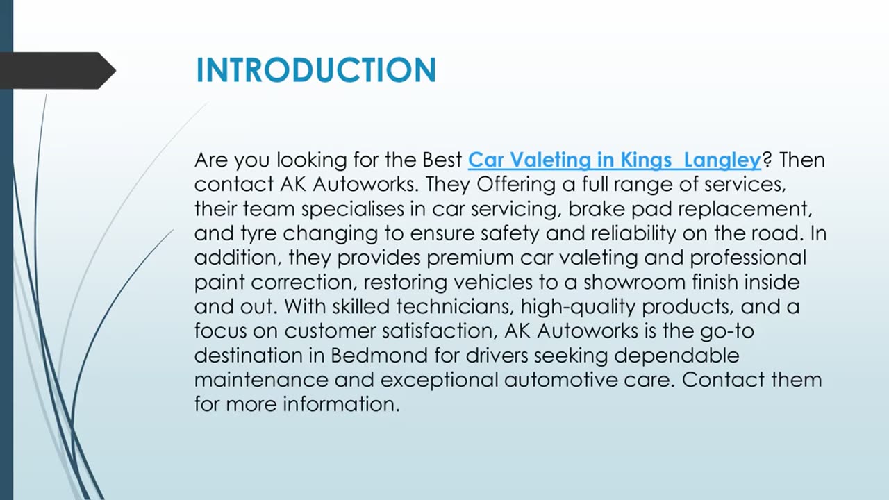 Best Car Valeting in Kings Langley