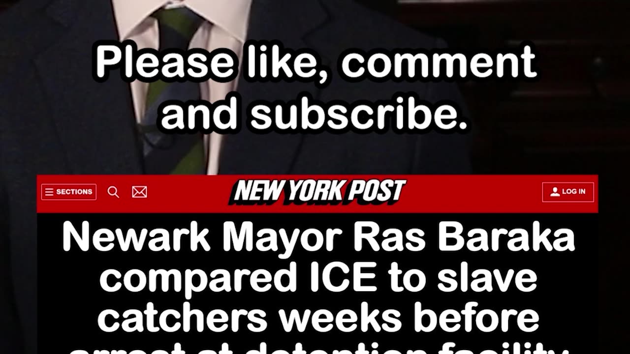 Newark Mayor Compared ICE to Slave Catchers Weeks before Arrest at ICE facility [Ras Baraka]