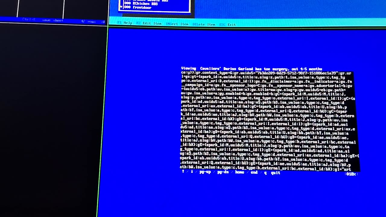 Recent Output issue with news center