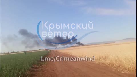 🔥✈️ Ukraine Russia War | Fire Rages at Kirovskoe Airfield in Occupied Crimea | RCF