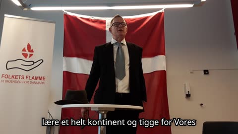 Birger Høst taler til Folkets Flamme