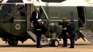 Trump departs for Middle East trip that starts in Saudi Arabia