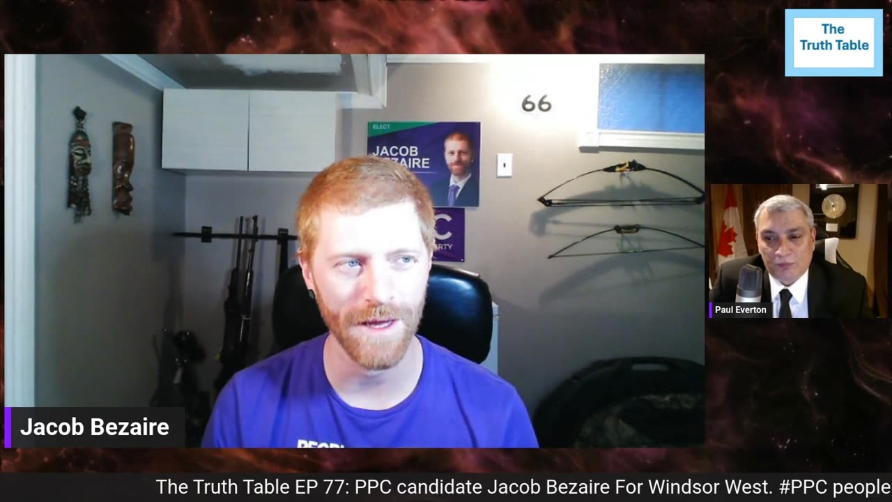 The Truth Table EP 77: PPC candidate Jacob Bezaire For Windsor West