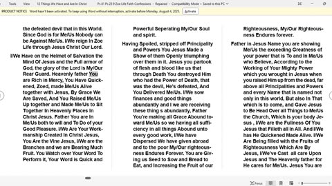 FAITH CONFESSIONS PART 2