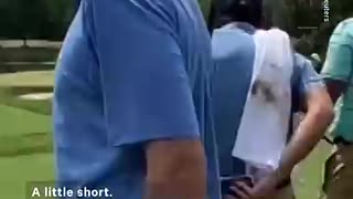 Viral: Spectators Heckle Donald Trump on Golf Course
