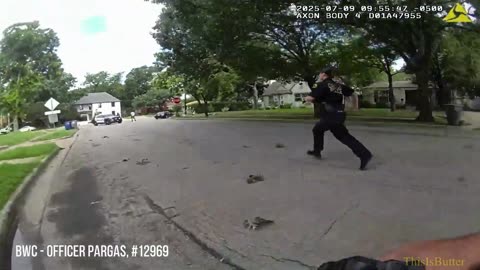Dallas police release 911 call, bodycam footage of officer fatally shot knife-wielding man