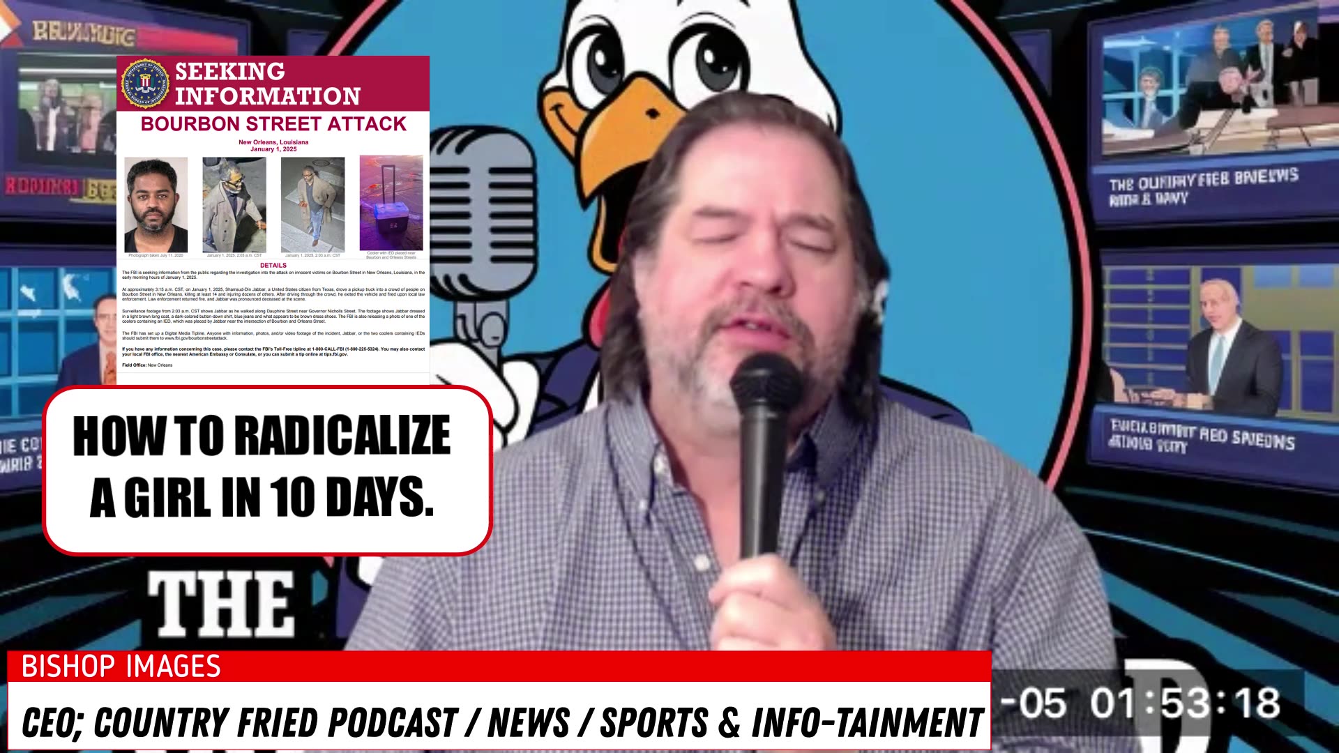 Country Fried News & Podcast Bishops Editorial Home Grown Terrorist