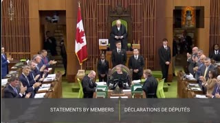 THE ENTIRE CANADIAN PARLIAMENT RISES TO REMEMBER CHARLIE KIRK