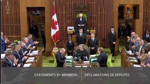 THE ENTIRE CANADIAN PARLIAMENT RISES TO REMEMBER CHARLIE KIRK