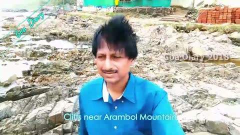 Never miss these Magnificent Arambol Cliffs in Goa, Travel Vlog, July-Aug 2018