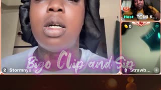 TomiKay interviews MadamLo's friend StormNyx-jumped by Baddies 6/18/25 #bigoclipandsip