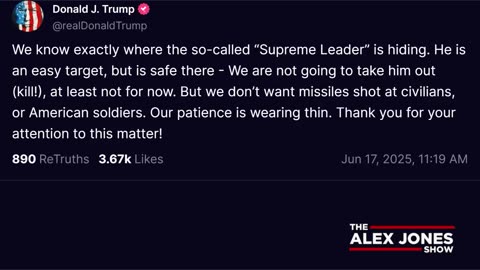 Trump Demands Iran's "UNCONDITIONAL SURRENDER" As The US Prepares To Go To War With Iran