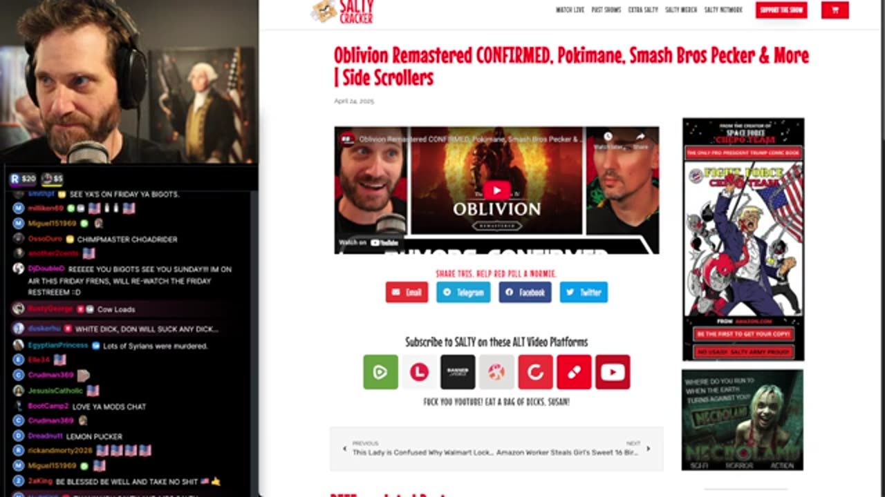 TheSaltyCracker 5/14/25: Come Back Crackers ReeEEEStream .......