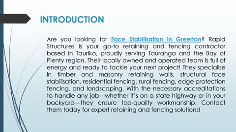 Are you looking for Face Stabilisation in Greerton?