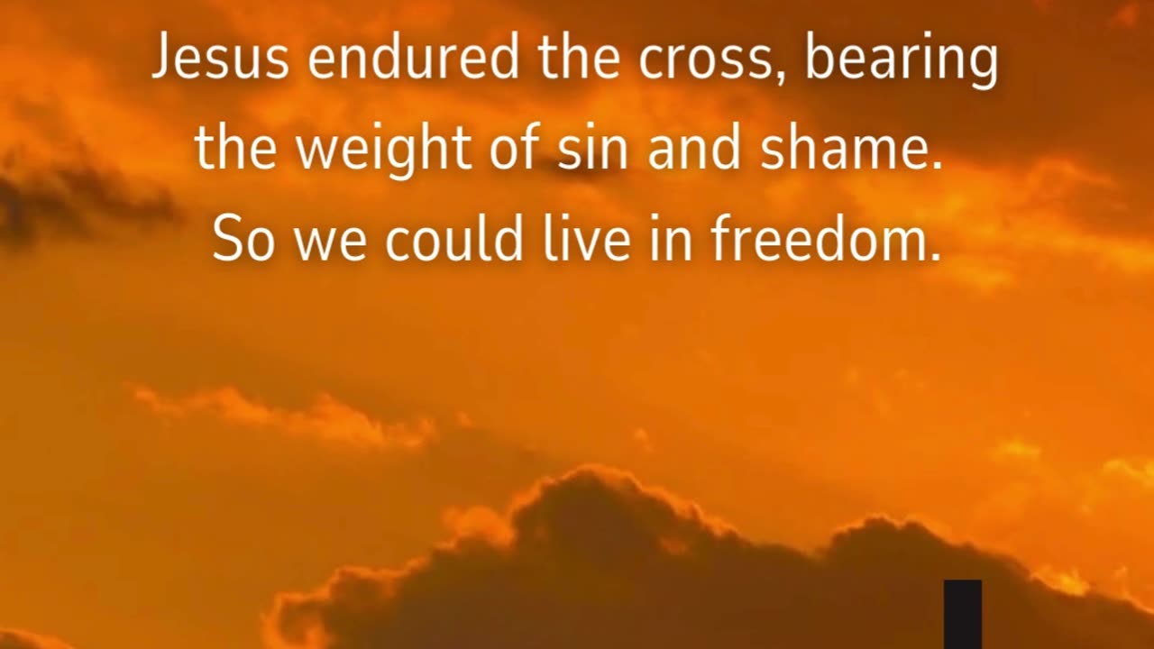 The greatest act of love the world has ever known.