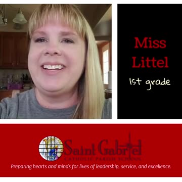 Let's Meet....one of our TERRIFIC Teachers - Miss Littel!