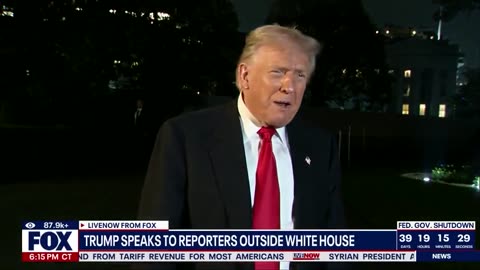 POTUS: "It looks like we're getting close to the shutdown ending