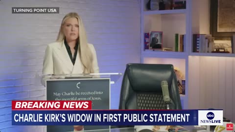 “Erika Kirk’s First Public Remarks After Husband Charlie Kirk’s Passing | ‘Charlie Loved America’”