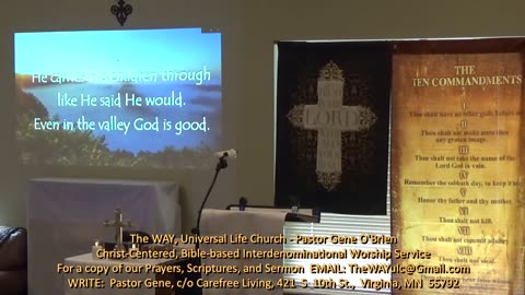 The WAY, Universal Life Church with Pastor Gene and Rebecca #335