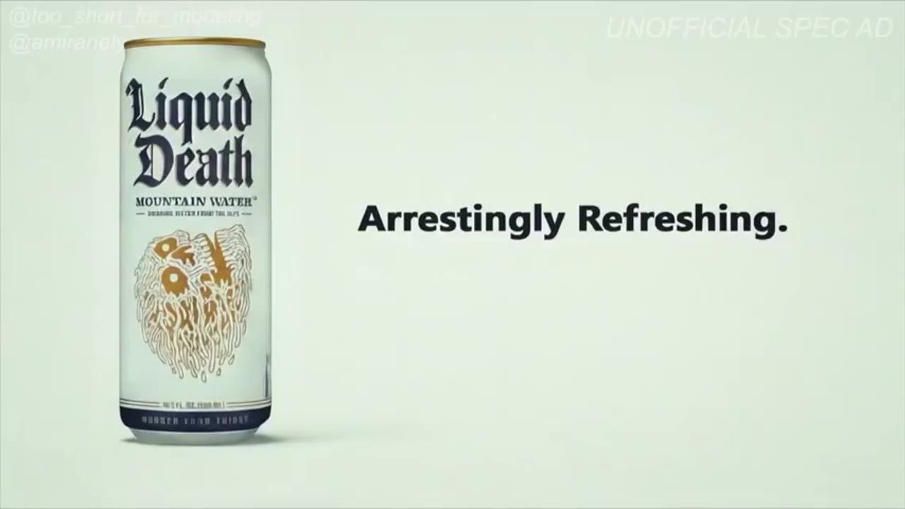 Liquid Death TV Ad