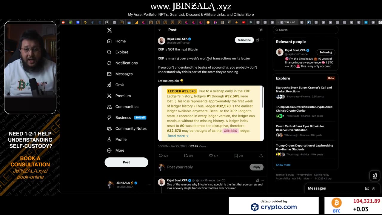 The Bitcoin Data 🚀 FOMC 4.5% Rates, Bitcoin is Needed | JBINZALA | You're Not Bullish Enough #9