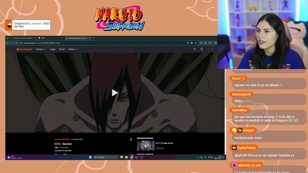 REACCIÓN A NARUT0 SHIPPUDEN CAP 172-175 Part 1