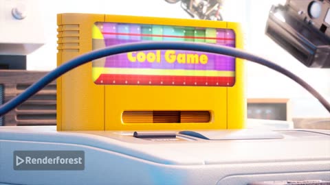 Retro Gaming Console Intro
