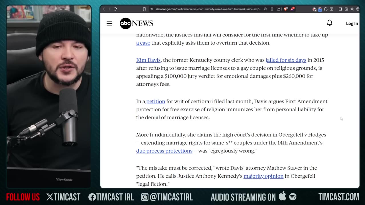 Gay Marriage To Be Overturned, Suit Filed, SCOTUS Will Overturn Obergefell | Tim Pool