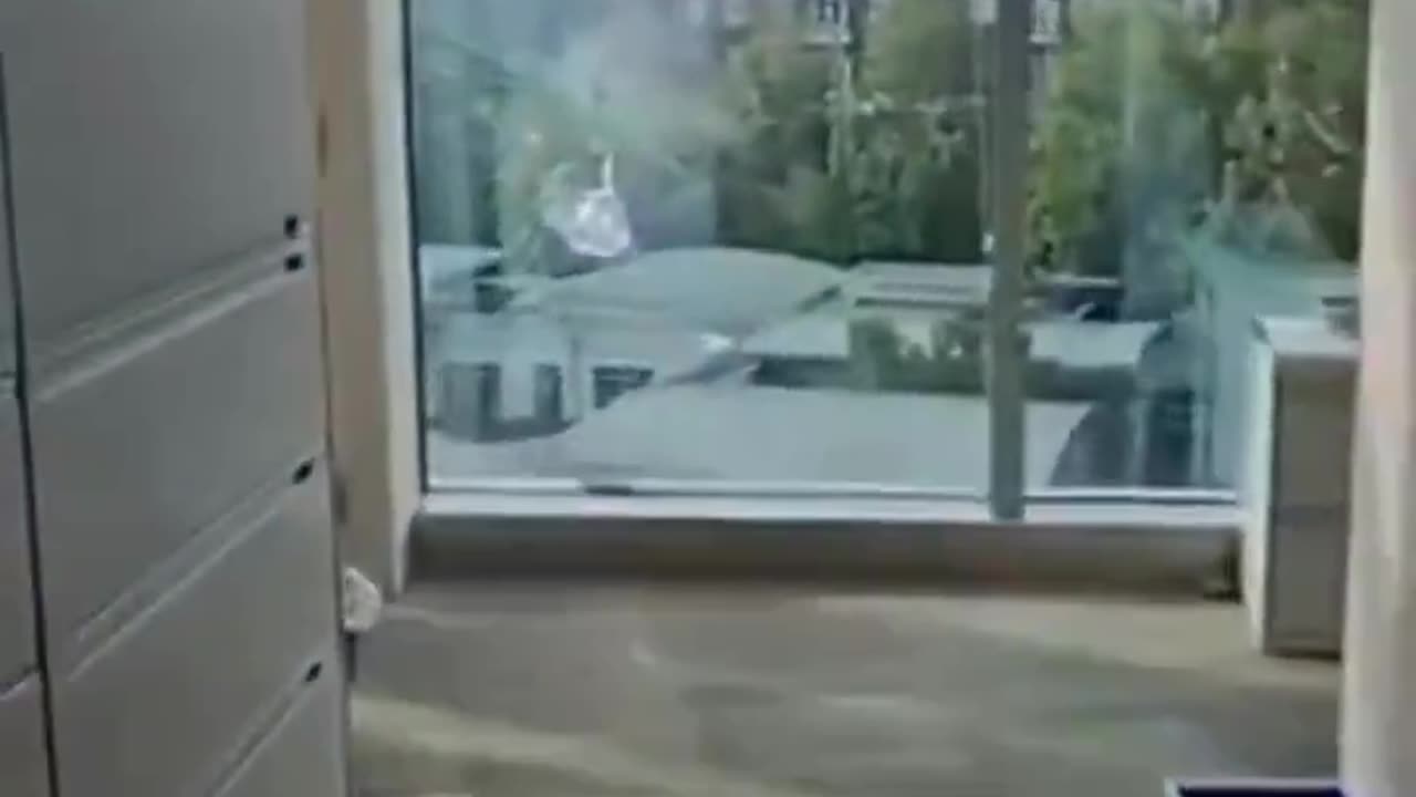 WATCH: Video shows bullets on the ground and bullet holes in windows inside CDC Headquarters