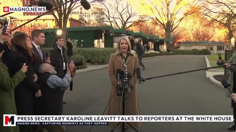 🇺🇸 Press Secretary Karoline Leavitt Takes Questions From Reporters at The White House [LIVE]