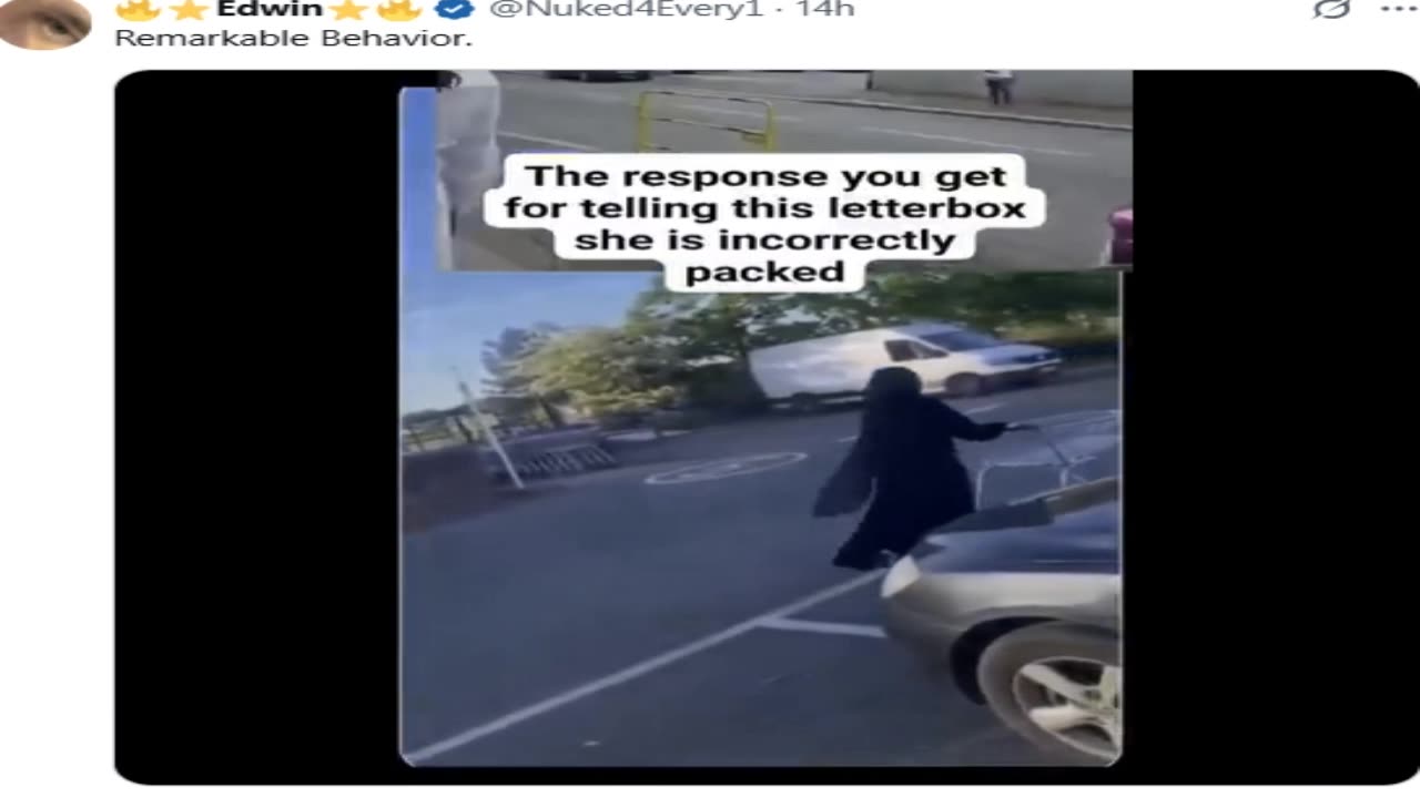 Muslim Woman Acting Very Strange At Grocery Store - WTF