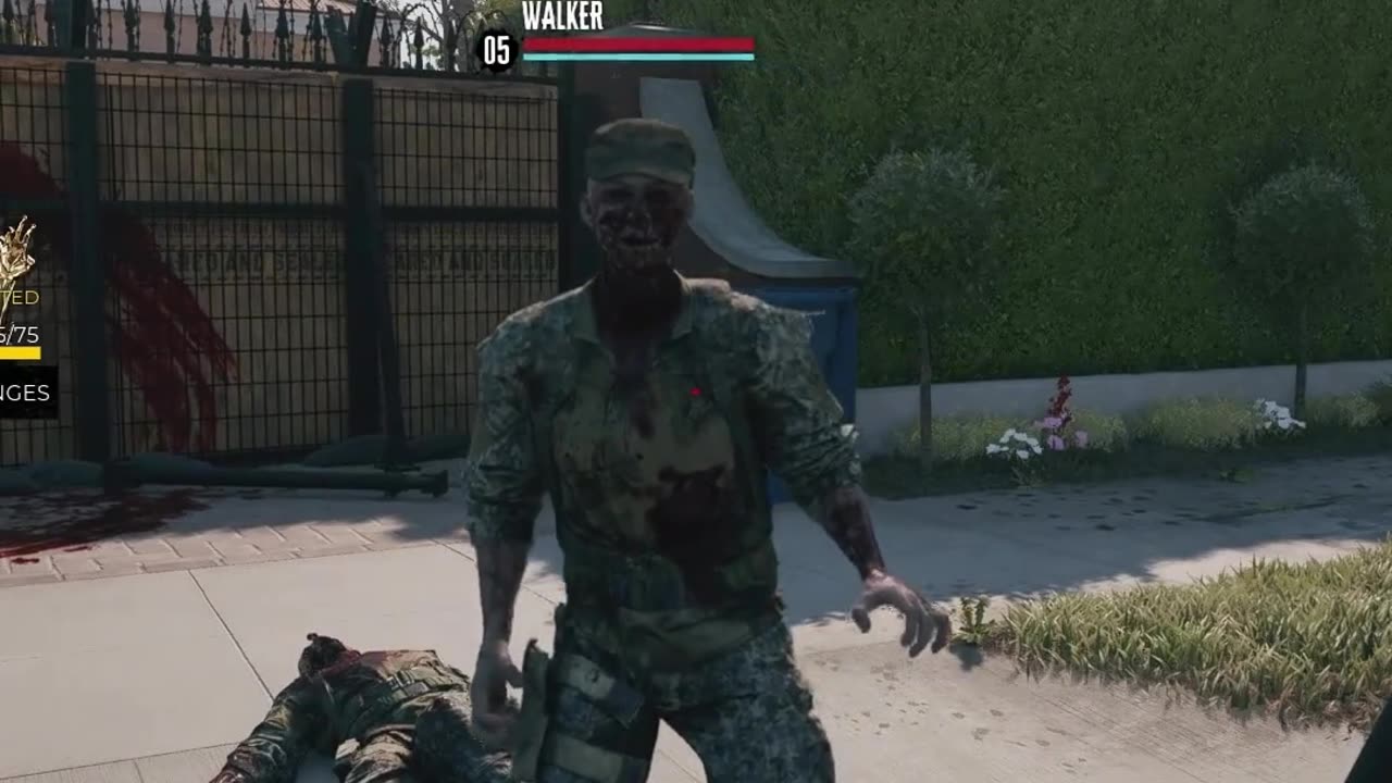 Finisher move with a Golf Club.