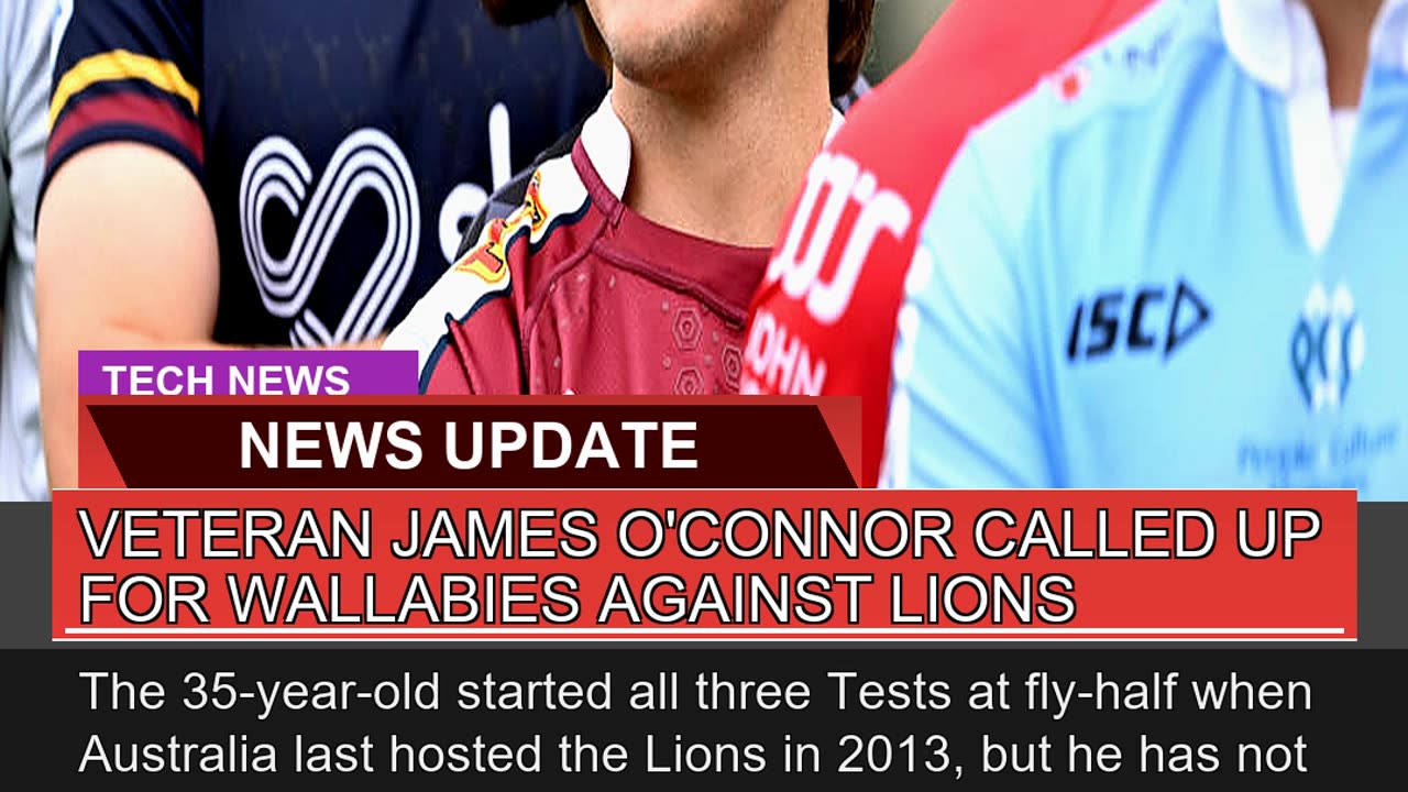 Veteran James Oconnor Called up for Wallabies Aga