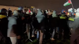 Pro-Islamist agitators have flooded Amsterdam after the Islamic attack in Australia