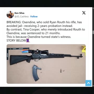 Man Who Sold Failed Trump Assassin His Rifle Avoids Jail Time