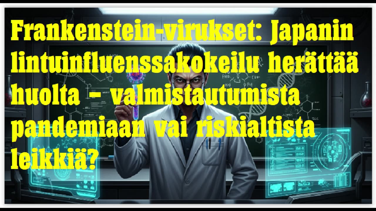Frankenstein-virukset - Japanin lintuinfluenssakokeilu herättää huolta