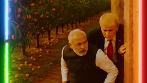 how trump and modi stole mango from kim jon #trump #modi #shorts