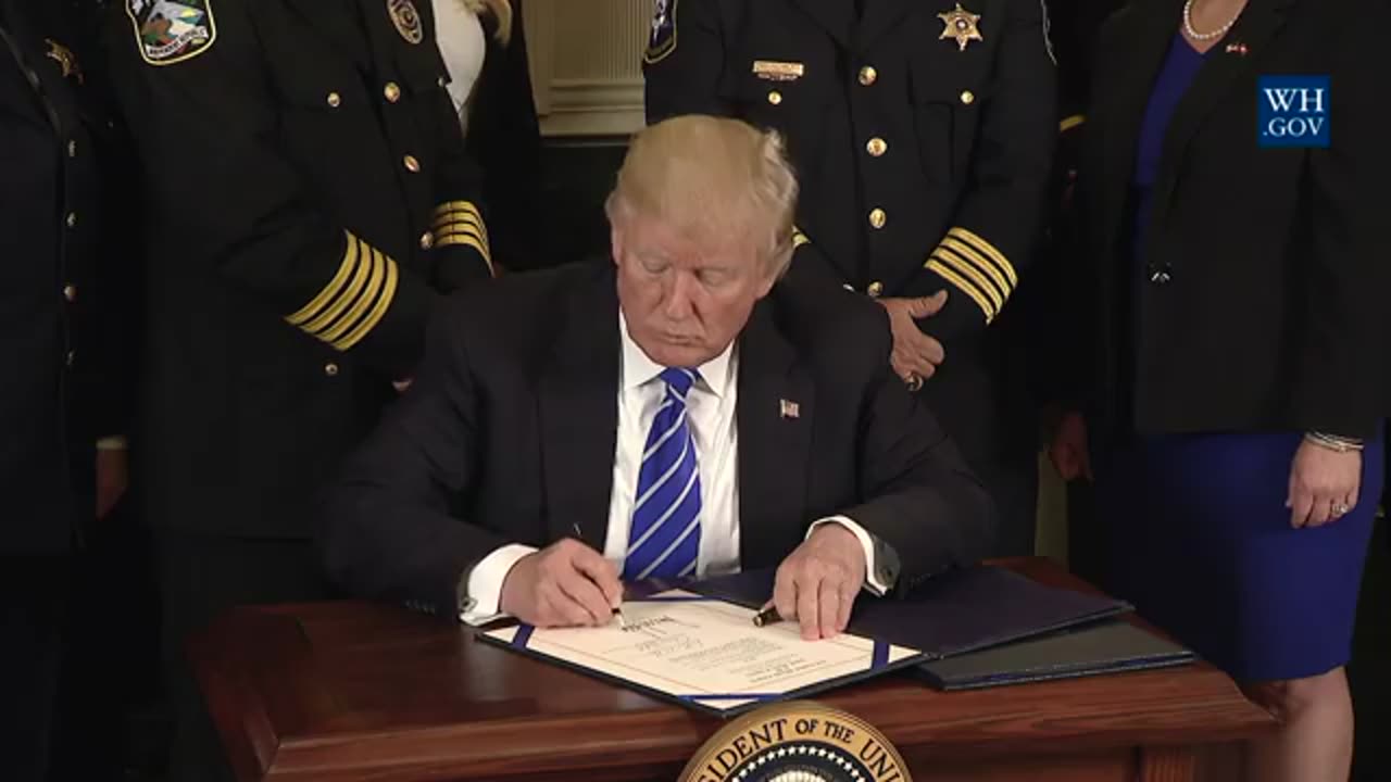 President Trump Signs Bills