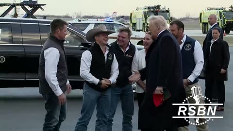 WATCH: President Trump arrives at PHL via AF1 from Morristown, NJ - 3/22/25