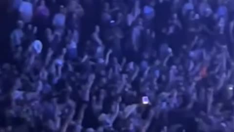 Youth Chant Charlie Kirk at Gavin Adcock Concert