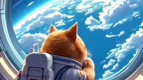 Elon Musk sent Fatty Cat on a rocket to Mars.