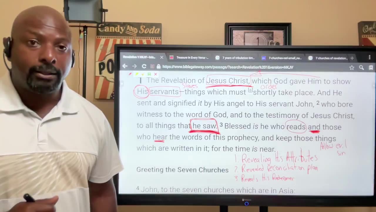 Episode 813: Revelation 1: God unveils His plan for Jesus the second Adam.