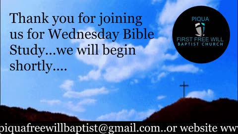 Wednesday Night Bible Study for June 11, 2025.