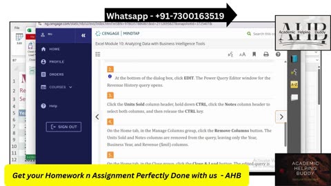 SAM Textbook Project Excel Module 10 Analyzing Data with Business Intelligence Tools | Cengage