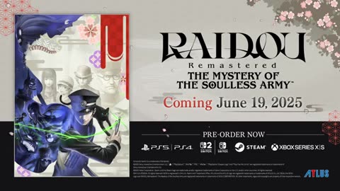 RAIDOU Remastered: The Mystery of the Soulless Army — Launch Trailer